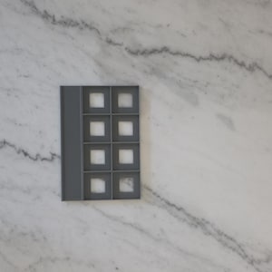 End Baseplate with End Road – Dodo City 8"x5.5" Modular Tile for Z‑Scale Dioramas, Miniature City