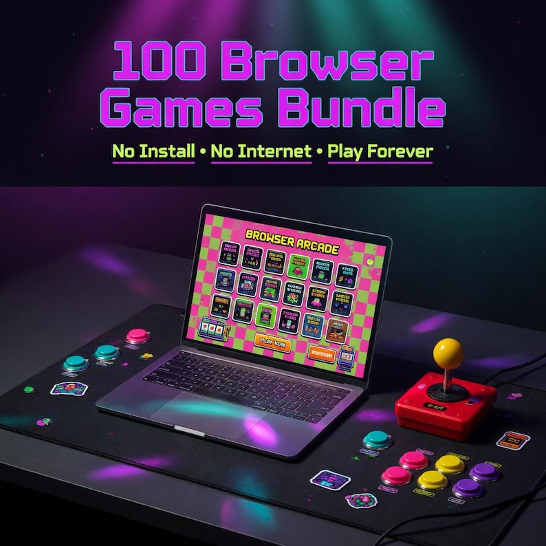 Paket med 100 HTML5-spel | Lägg till på din webbplats, blogg eller app | Fullständig källkod bild 1