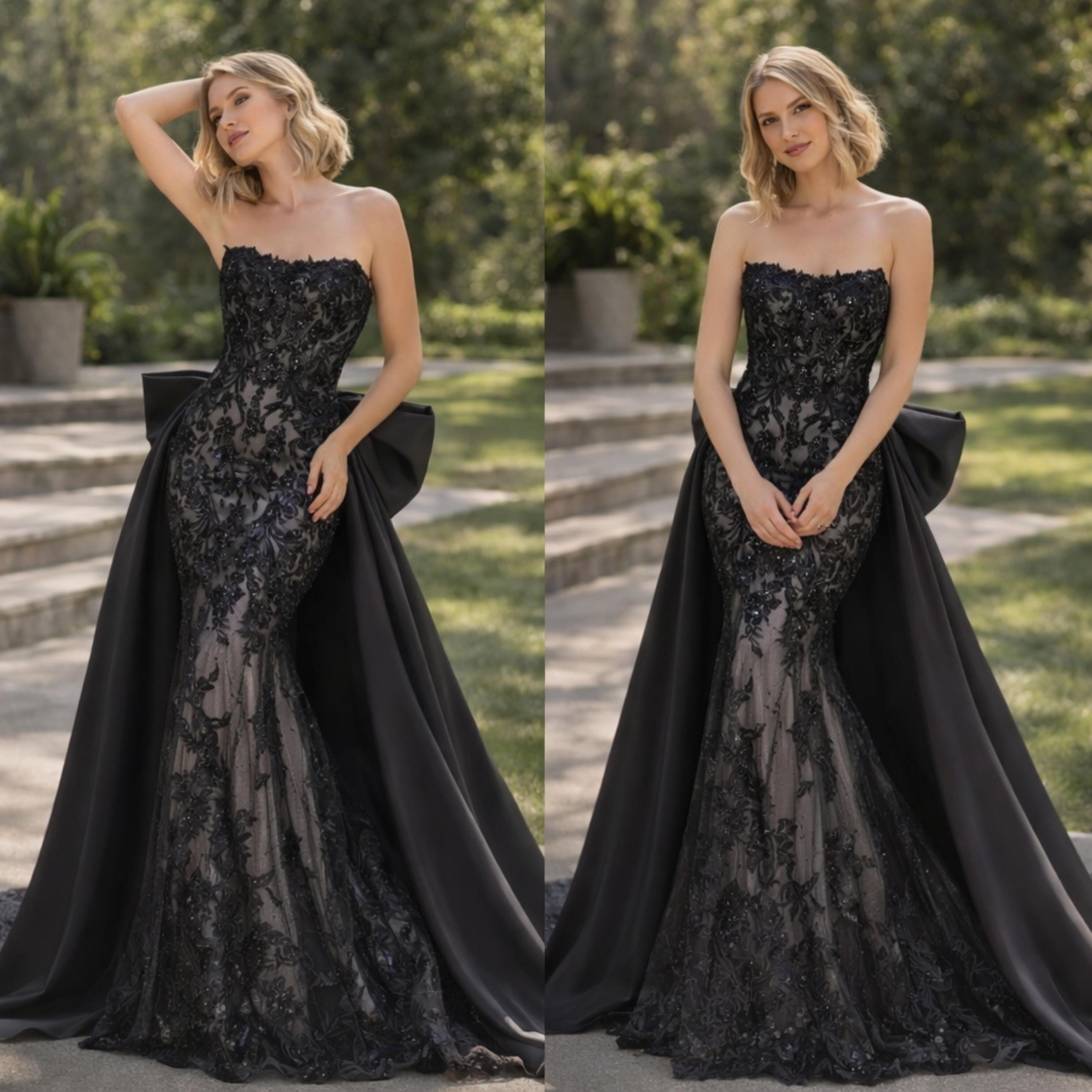Black Gothic Wedding Dress, off Shoulder Sparkle Bridal Gown, Dark ...
