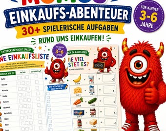 Play Shop Learning Game for Children 3-6 | Preschool Worksheets PDF | Shopping & Learning Money | Kindergarten Learning Materials | Math and Counting