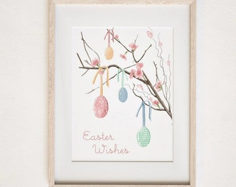Easter Wishes A5 Print