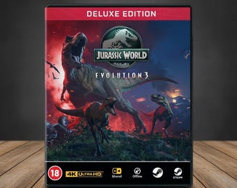Jurassic World Evolution 3 Deluxe Edition / Wereldwijd / PC / Steam / Offln3 / Directe levering