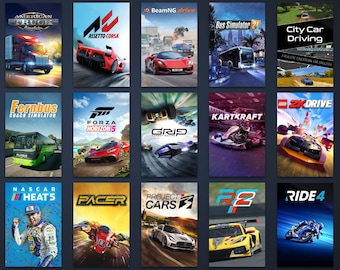 Verzameling racegames | Wereldwijd | Steam-pc | Offline | Directe levering