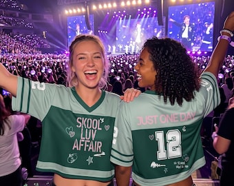 Skool Luv Affair Crop BTS Members Basketball Jersey, BTS World Tour 2026 Merch, Gift for Bangtan Fans, Personalized BTS Concert Army Outfit