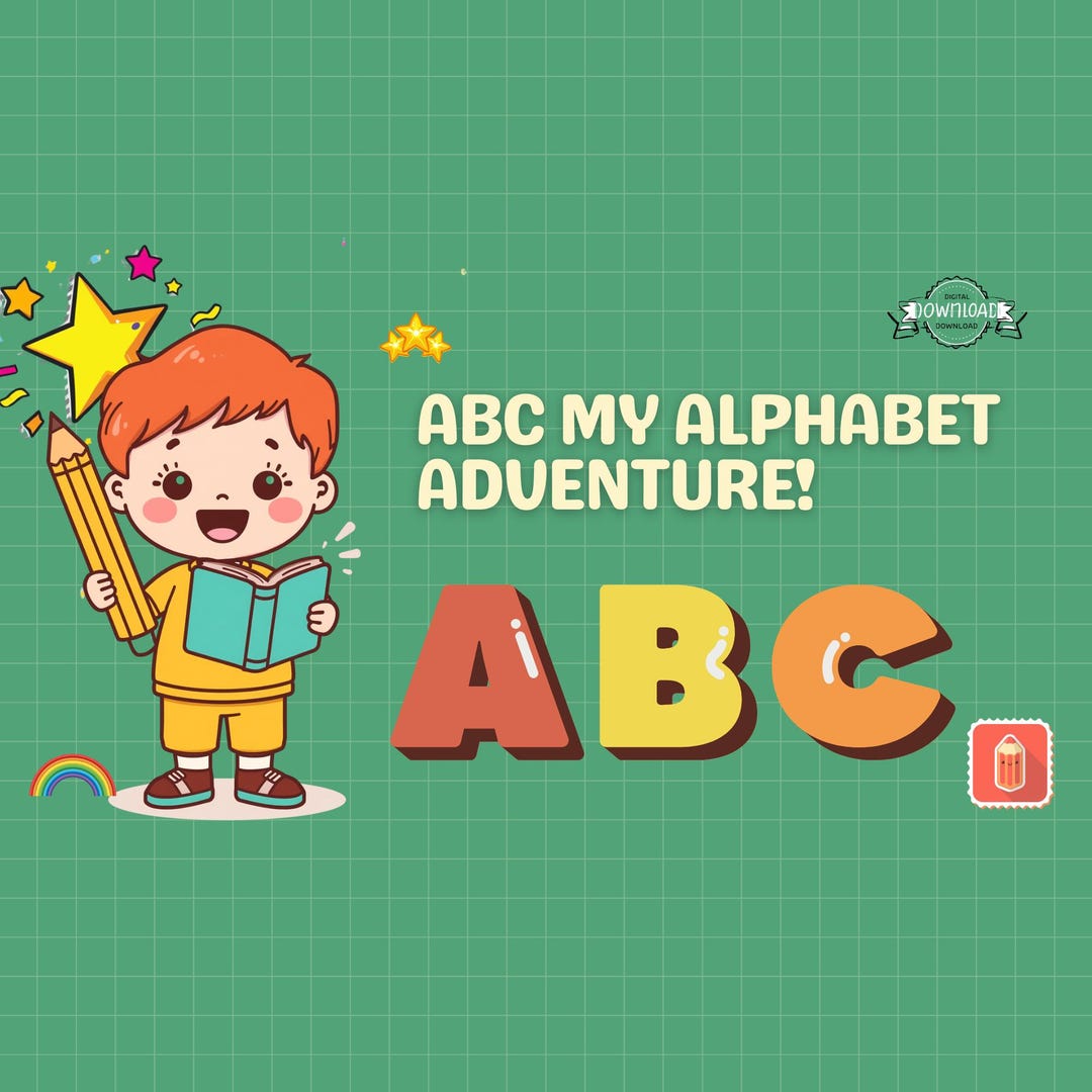 Alphabet Adventure - A Self-learning Curriculum - Etsy