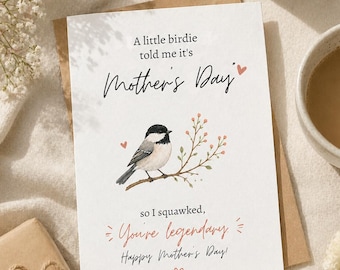 Funny Mother's Day Card Printable, Sarcastic Humor for Mom, Instant Digital Download PDF, Best Funny Mom Card for Mum