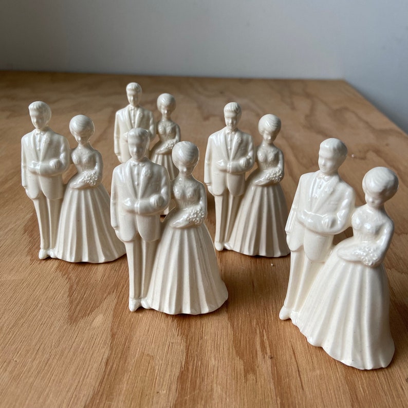 Cupcake size wedding cake topper image 10