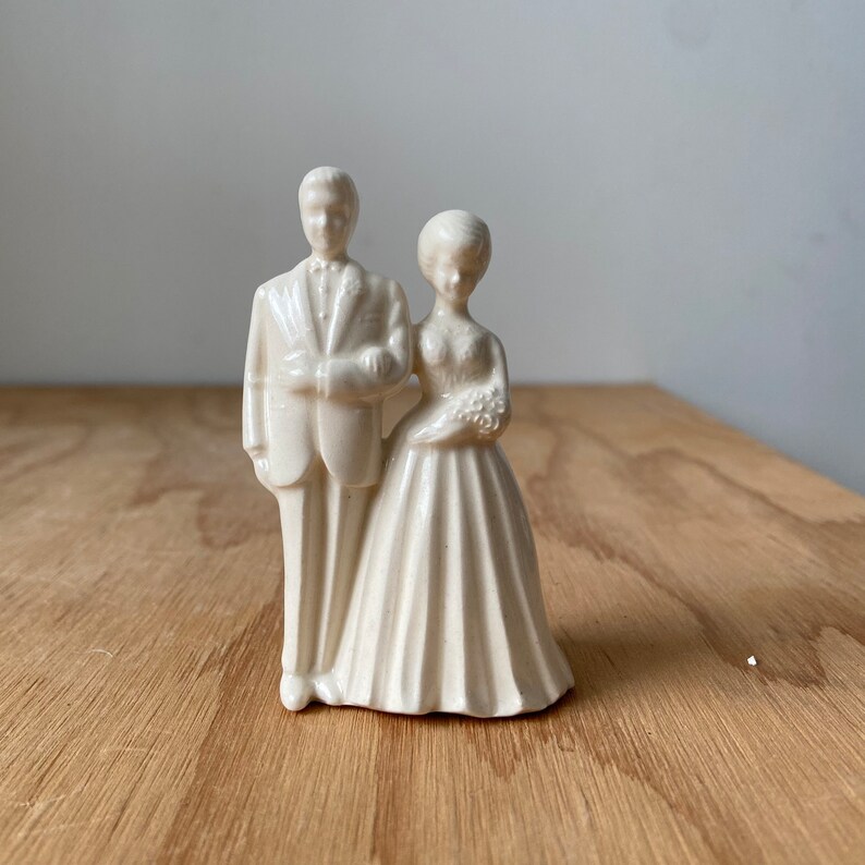 Cupcake size wedding cake topper image 1