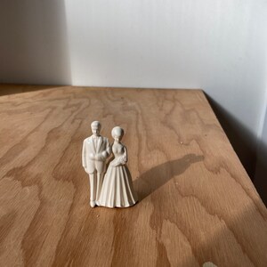 Cupcake size wedding cake topper image 7