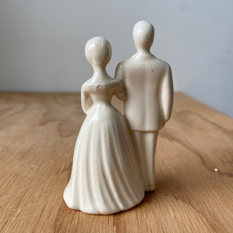 Cupcake size wedding cake topper image 4