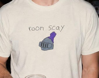 Funny Old School RuneScape T-Shirt | OSRS 'Roon Scay' Meme Gaming Tee