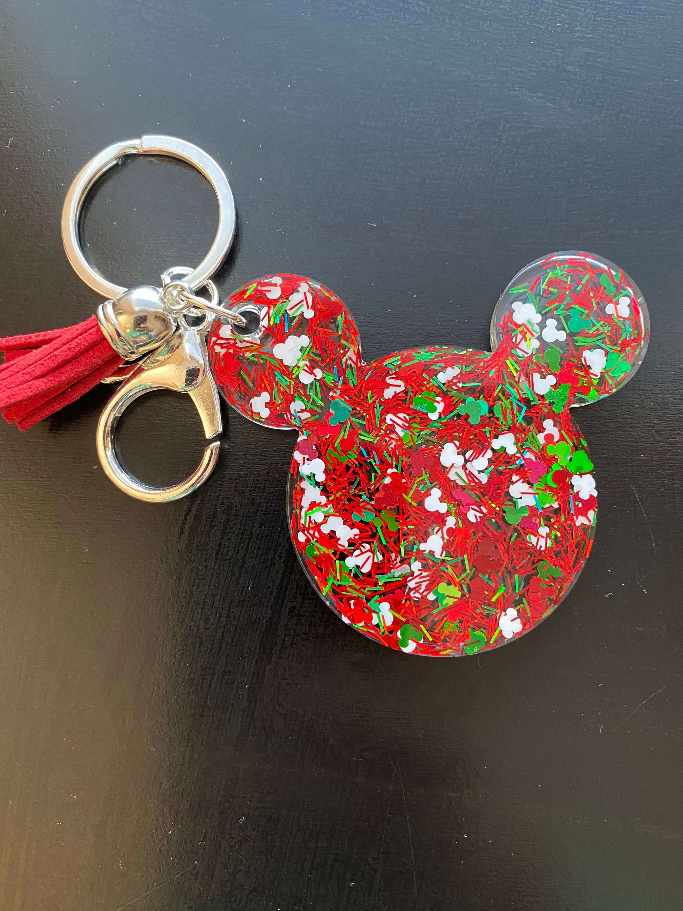 Disney Original Cartoon Keychain Mickey Minnie Car Key Pendant Couple  Decorations Children's Schoolbag New Decoration Toys