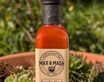 Cuvée Nr. 1 Chili Sauce handgemacht 100ml Milde Umami Sauce aus Karlsruhe Hot Sauce Manufaktur Regional & Vegan