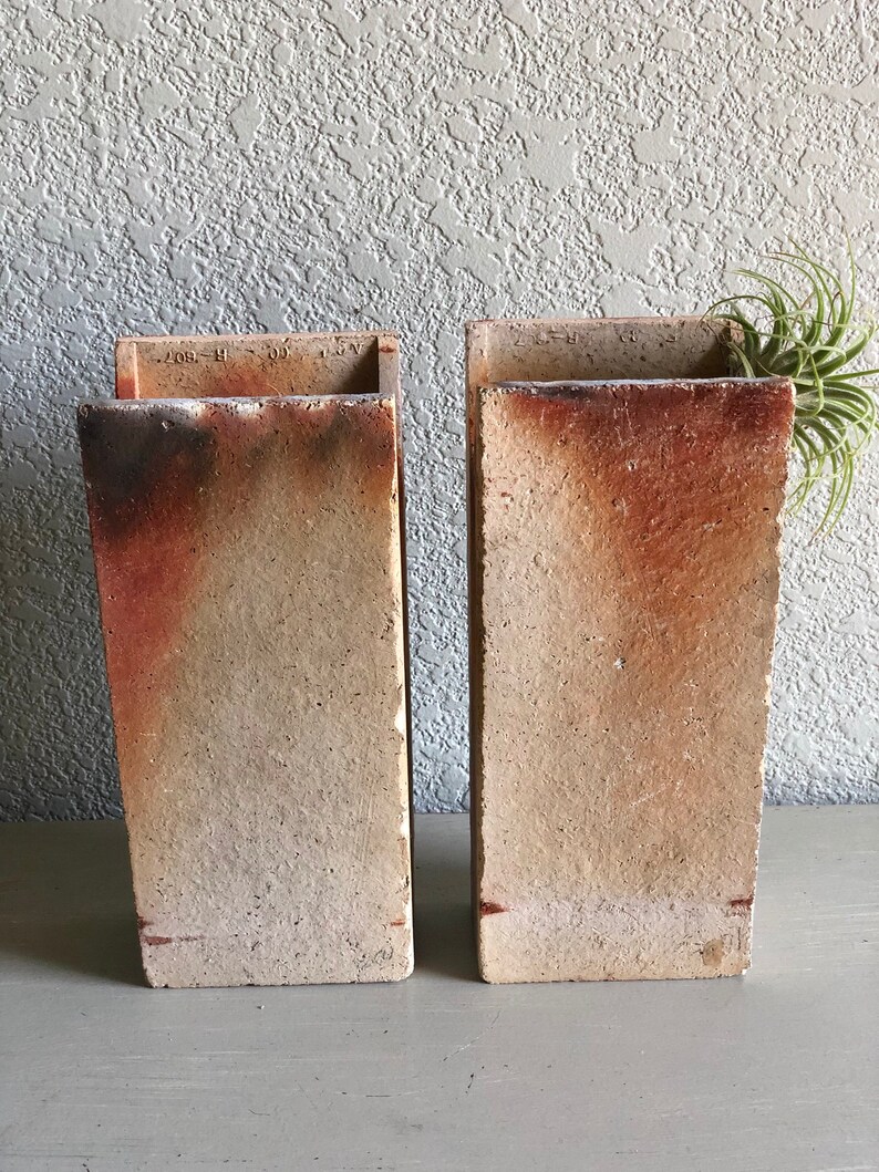 Ceramic Gas Heater Bricks Sold Individually Farmhouse Chippy Etsy
