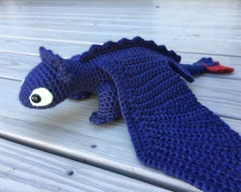 Toothless - Night Fury Crochet Pattern, How to Train Your Dragon