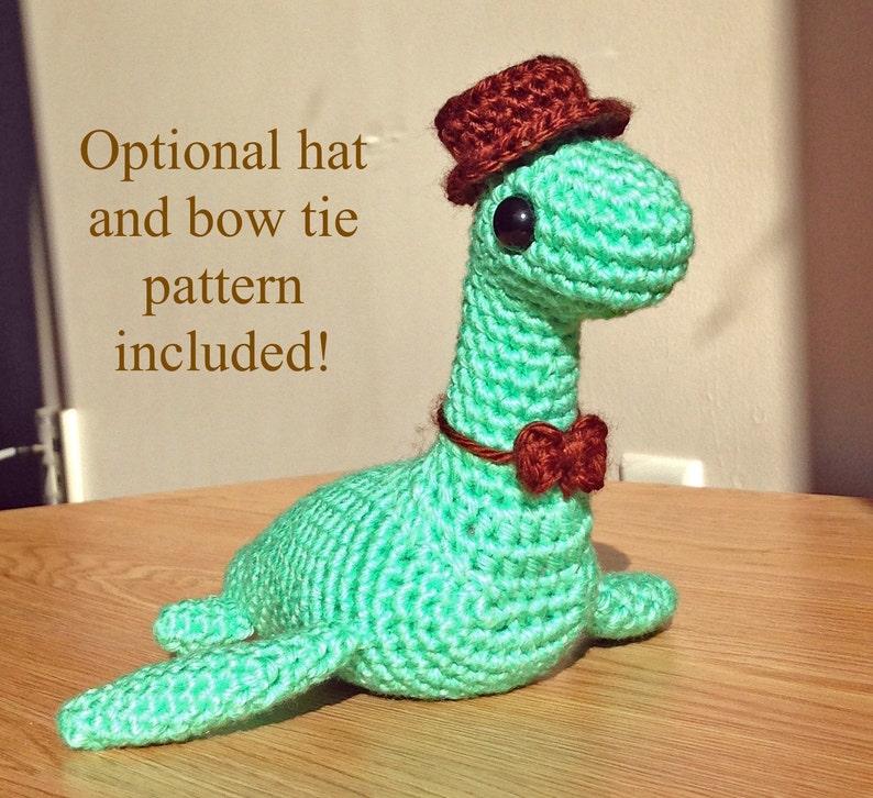 Loch Ness Monster Nessie Crochet Amigurumi Pattern | Etsy