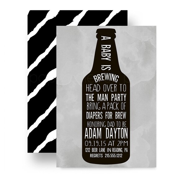 huggies and chuggies invitations
