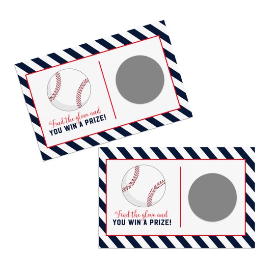 Baseball Scratch Off Games for Baby Shower, Wedding, Party, Raffles, Giveaways (28 Pack) Il_570xn