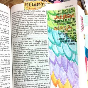 Bible Journaling Bible Verse Art Bible Verse Print great for faith journals Art Journal Wings, Eagles, Soar Faint Not Isaiah 40:31