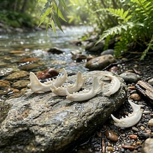 Real Animal Jaw Specimen | Authentic Predator Teeth | Vulture Culture Oddity