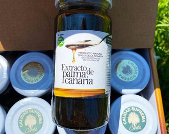 Canary Islands Palm Syrup 150ml, natural vegan sweetener from La Gomera, alternative to honey, artisanal gluten-free syrup