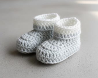 Baby Booties Häkelanleitung PDF Neugeborene Schuhe Anleitung Frühchen Säugling Geschenk