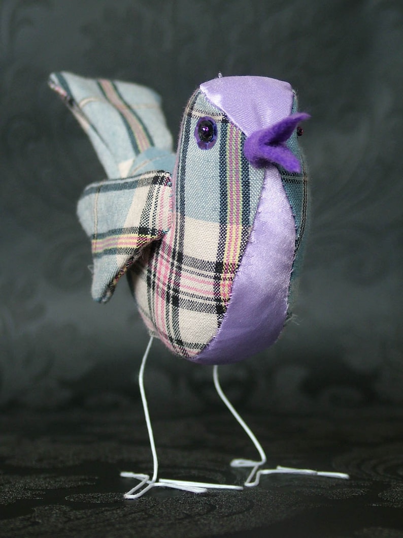 Make a fabric bird tutorial/ pattern pdf epattern image 2