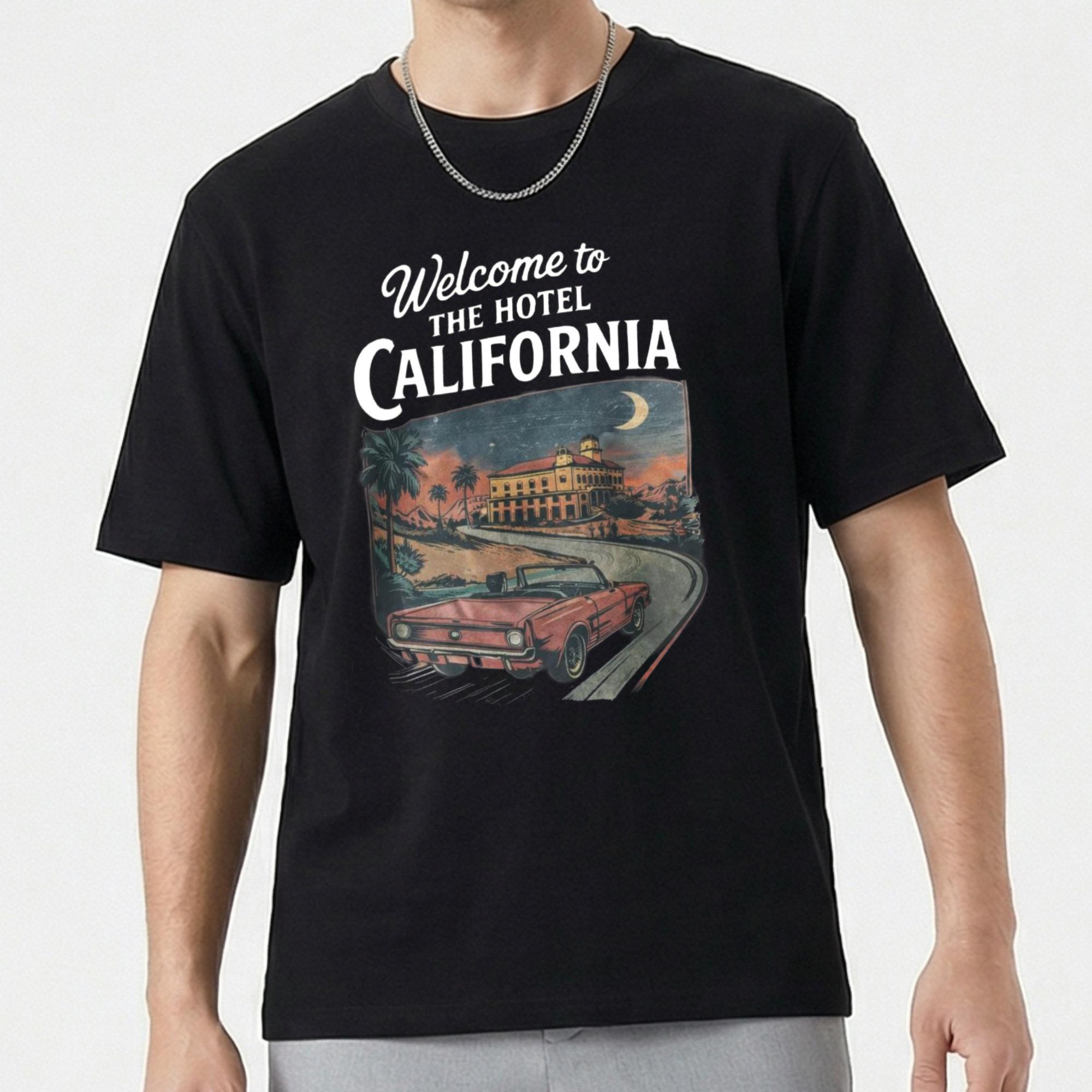 The Eagles Hotel California Tee - Etsy