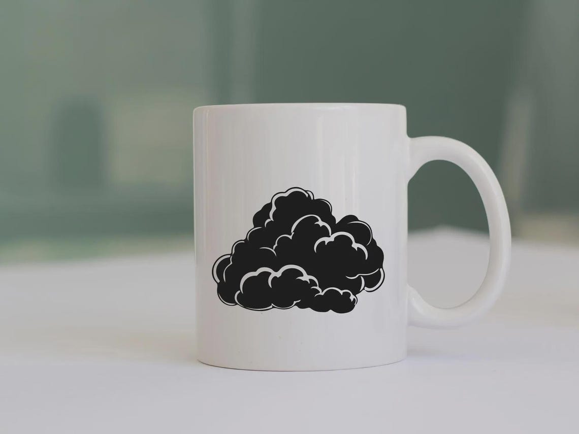 Cloud SVG Bundle, Cloud Silhouette, Cloud Shape Vector, Cloud Clip Art ...