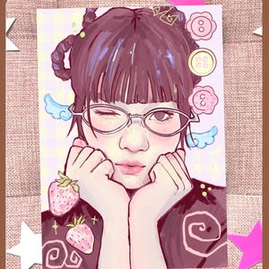 チェウォンの肖像画、A5サイズプリント