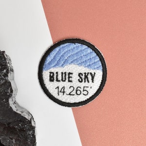 Mt Blue Sky Colorado 14er Mountain Patch Summit Badge