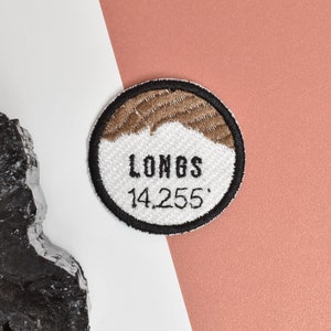 Longs Peak Colorado 14er Mountain Patch Summit Badge