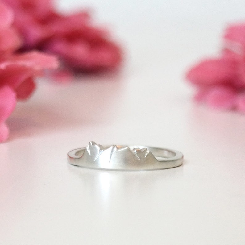 Breckenridge Silver Mountain Ring, Mountain Silver Ring, Wanderlust Nature buy Ring, Wanderlust Nature Ring, Minimalist Ring, Mountain Jewelry