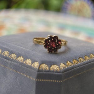 Antique garnet ring - Etsy 日本