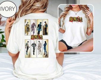 Limited Invincible Mark Superhero Comfort Color TShirt, Unisex Shirt, Graphic Tee, Superhero Costume, Comic Book Fan Gift