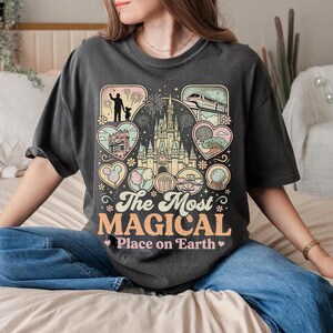 Most Magical Place On Earth Shirt, Mickey Disneyworld Tee, Comfort Colors Disney T-Shirt, Disney Vacation Outfit 2026, Family Trip Shirt image 3