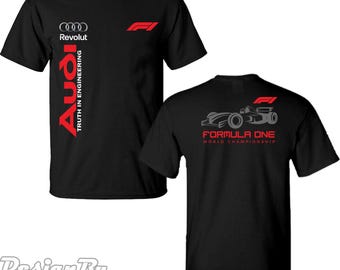 Abbigliamento Uomo Audi Revolut F1 - Tshirt Manica Corta Nuovo Cotone