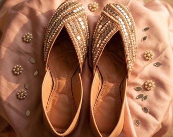 Ballerine Jutti color oro rosa