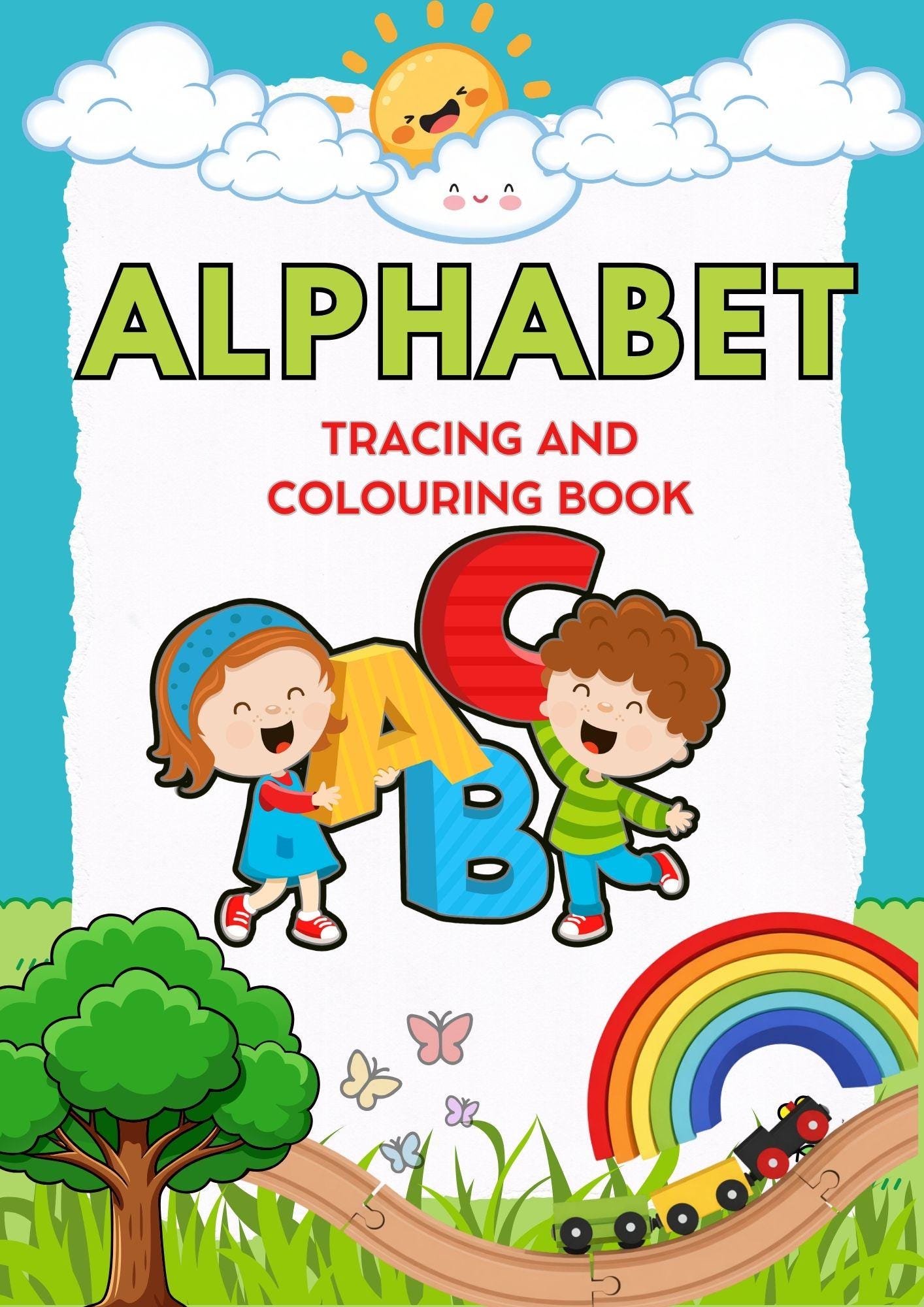 Alphabet Tracing Coloring Book | Preschool ABC Writing Practice (PDF ...