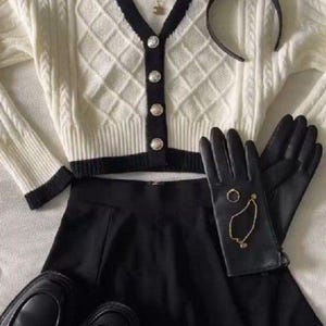 Outfitbundel oud geld | Rustige luxe vintage kleding | Samengestelde zuinige stijl afbeelding 6