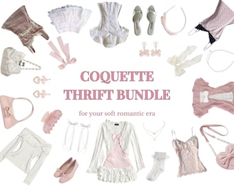 Coquette Thrift-bundel | Samengesteld zacht vrouwelijk | Mysterybox vintage kleding