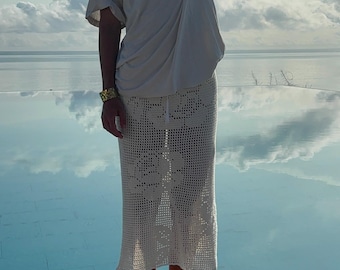 Falda Zanzi (patrón de crochet de filete)