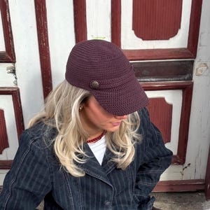 Anna Cap - hækleopskrift (DANISH version)
