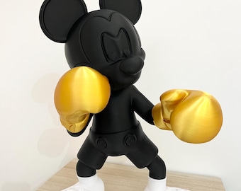 Mickey Mouse Boxer Figurine - 3D Printed
