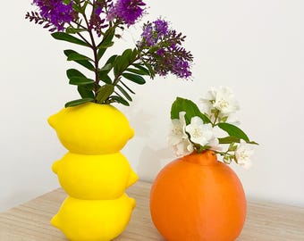 Lemon or orange vase