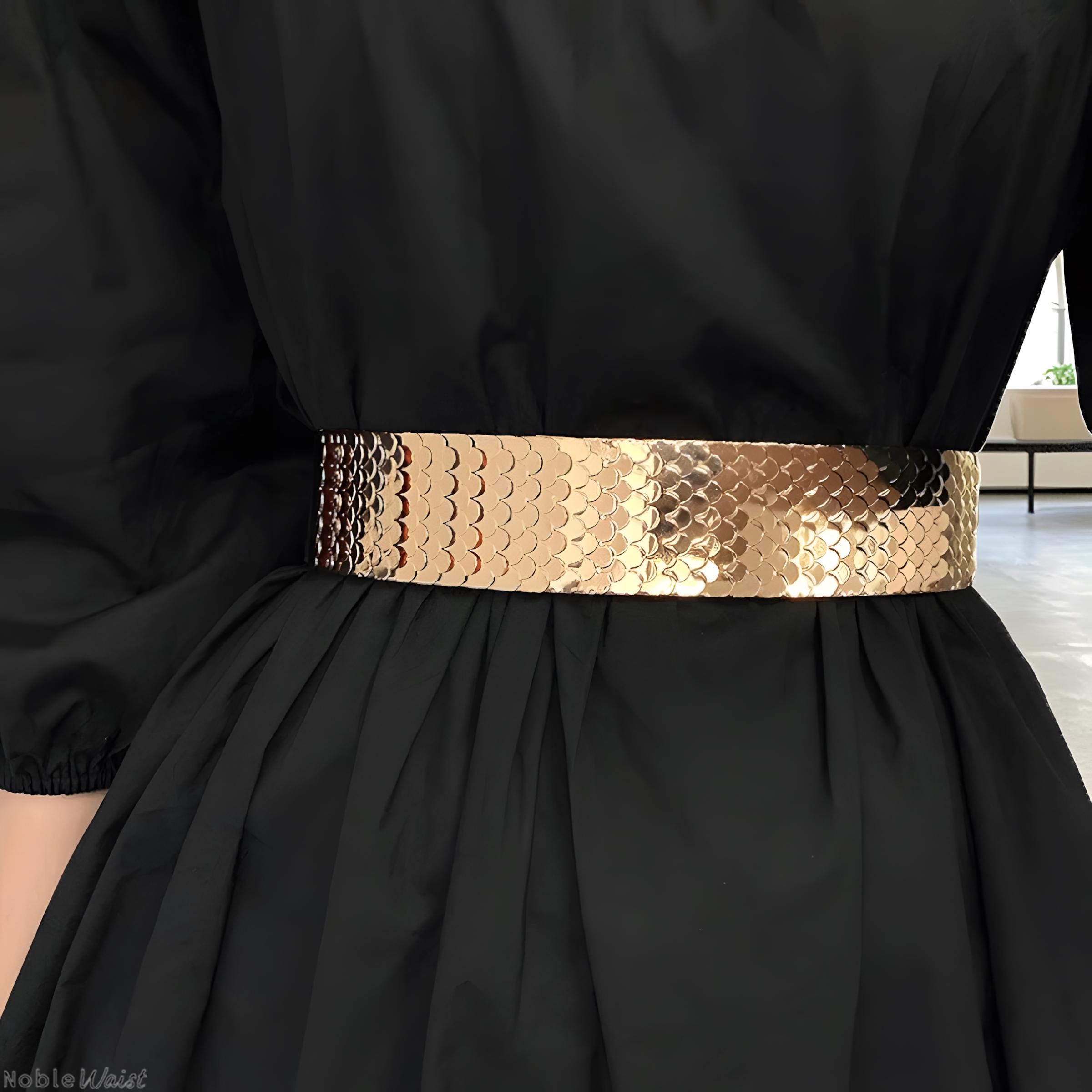 gold belts for prom dresses Gold & Ivory Chain Belt - All Accessories main image 0