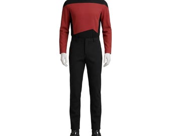 Star Trek TNG Command Uniform | Handmade Cotton Cosplay Costume