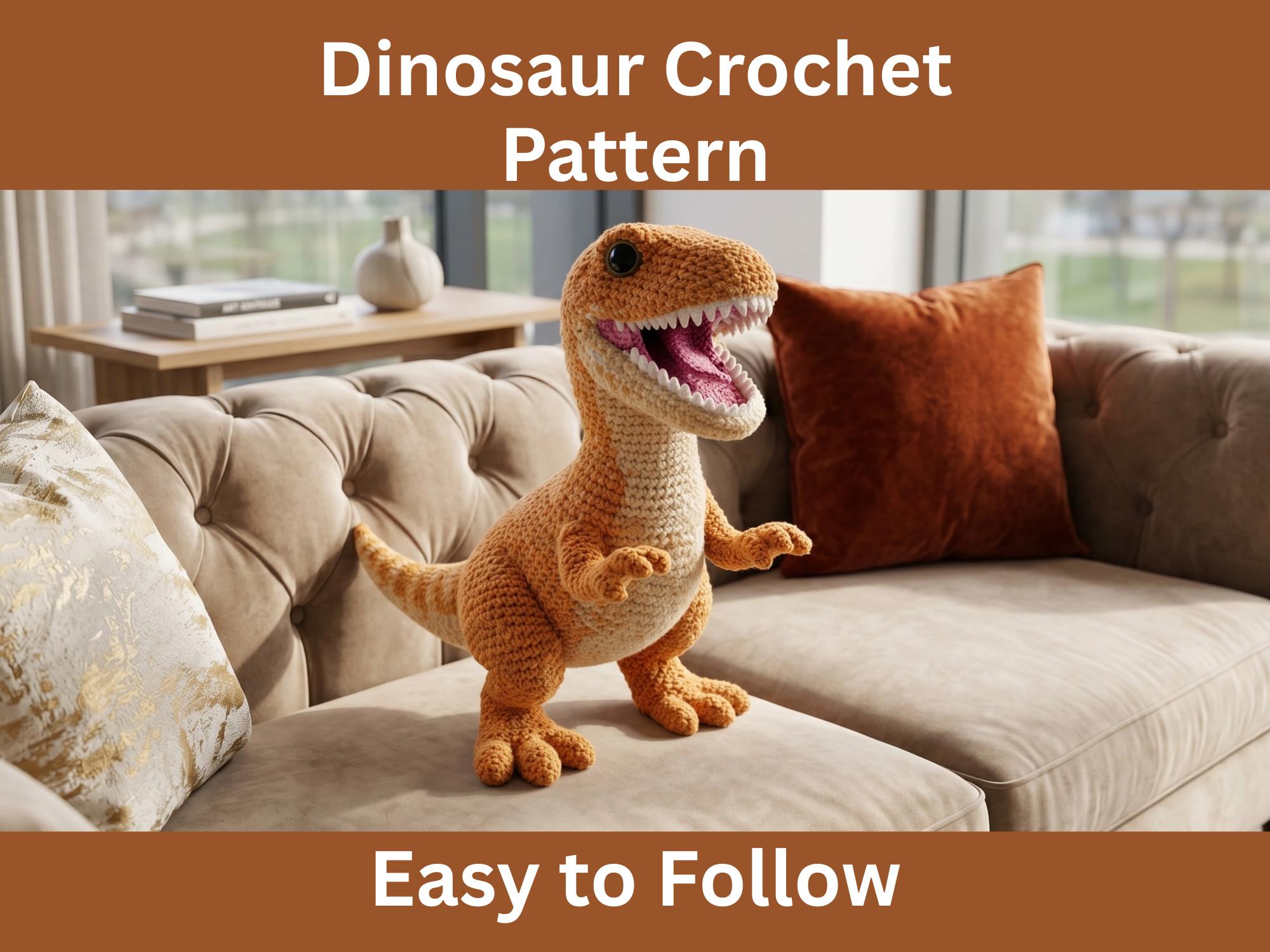 Realistic T-Rex Crochet Pattern