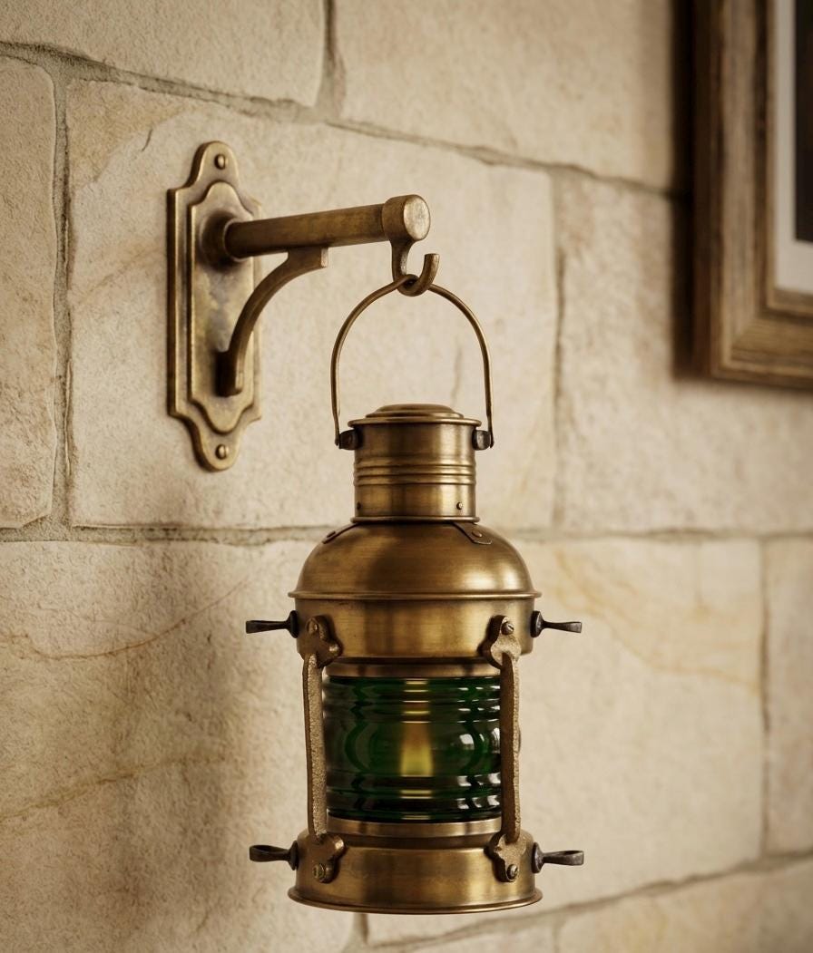 Antique Anchor Lantern - Etsy