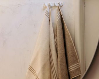 Linnen badstof saunahanddoek XL, premium extra grote spahanddoek Europees vlas, sneldrogende linnen badstof, gemaakt in Duitsland sinds 1905